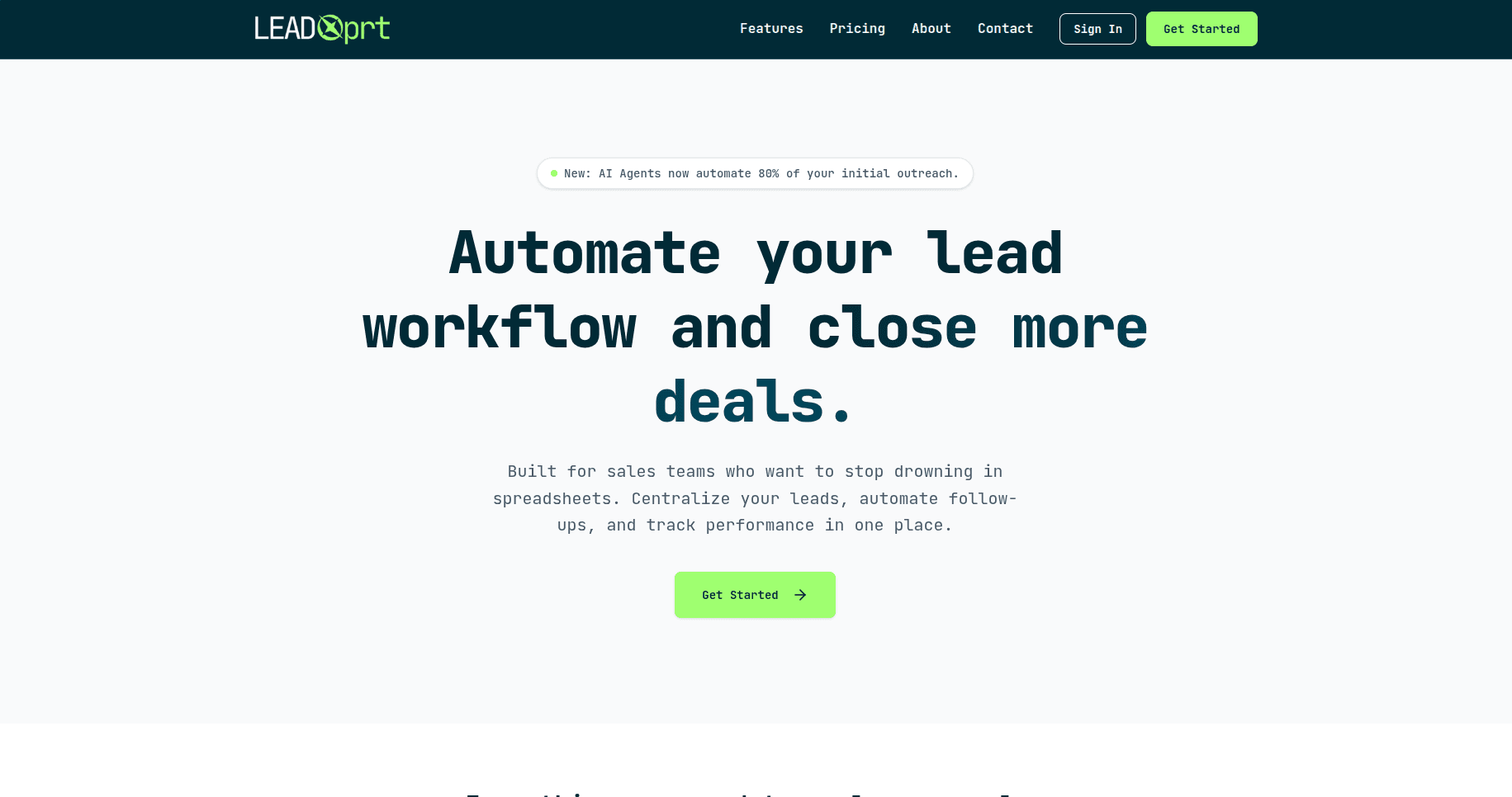 Leadxprt project preview