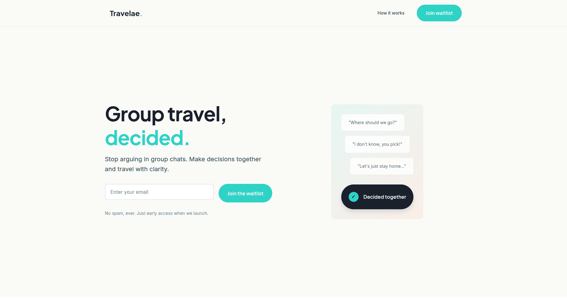 Travelae project preview