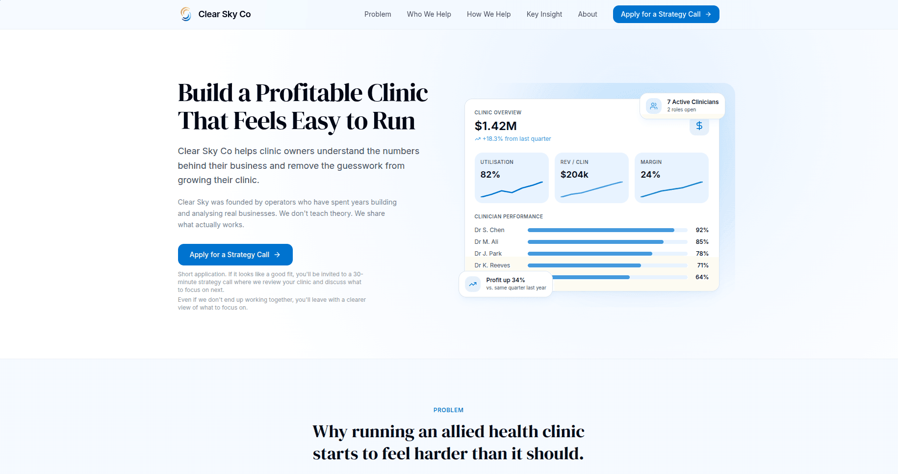 ClearSky Co project preview