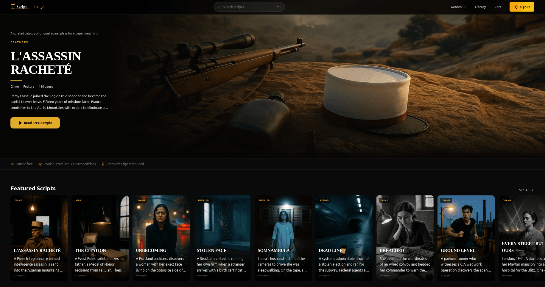 ScriptLix project preview